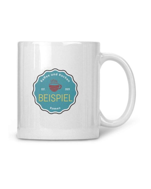 Keramik Tasse weiß Premiumqualität