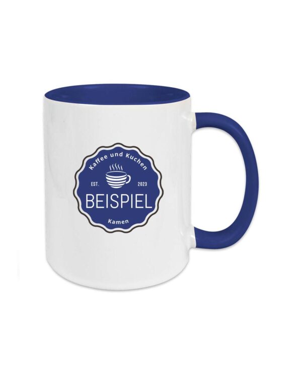 Keramik Tasse zweifarbig