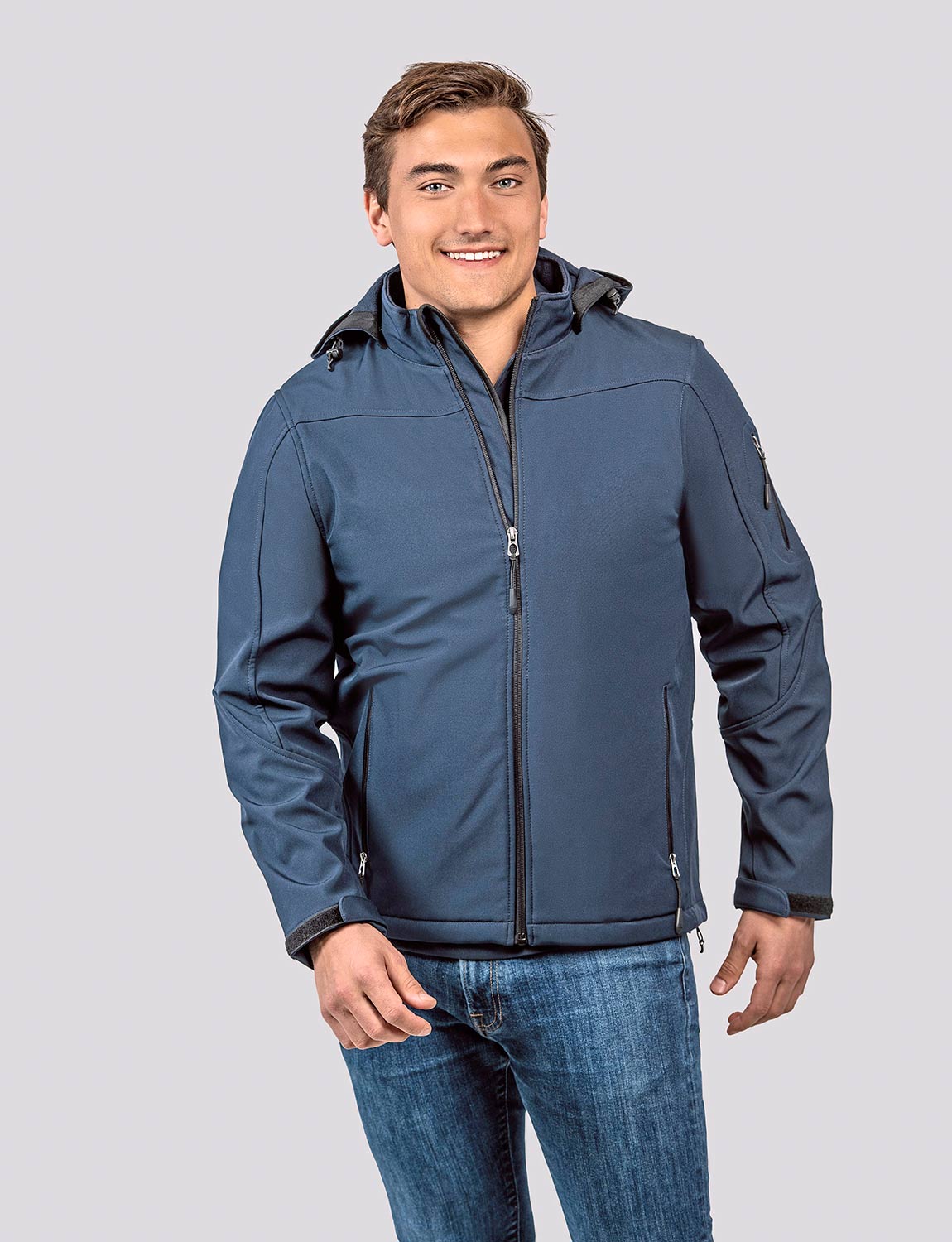 HRM Men´s Hooded Soft-Shell Jacket