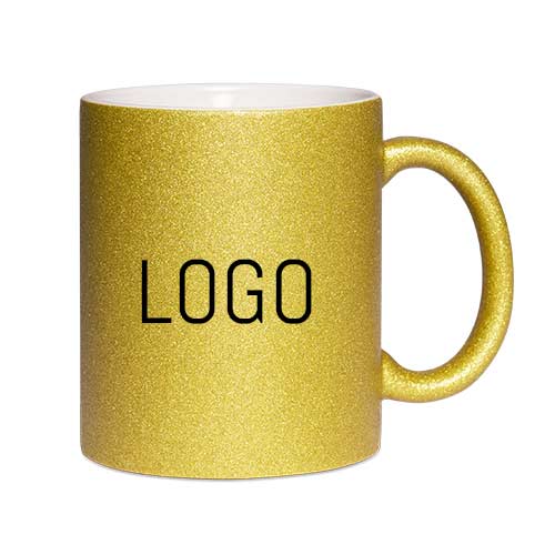 Keramik Tasse mit Glitzerpartikeln – Bild 2