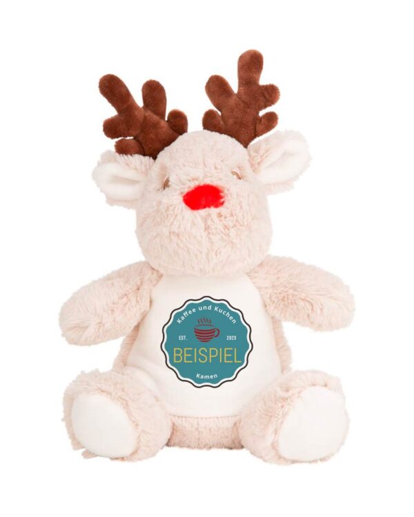 Kuscheltier Weihnachten Rentier & Pinguin – Bild 2